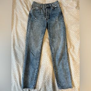 H&M multi button mom jeans